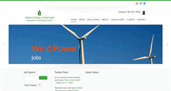 Desktop Screenshot of greensearchpartner.com